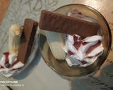 Foto del paso 1 de la receta: Helado, plátano y wafer con chocolate (Huesitos)