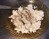 Une image de l'étape 4 de Millefeuille de poivrons bicolores,cœur de saumon fumé et crème de feta.