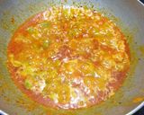 A picture of step 5 of Kathiyawadi Thali.