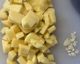Foto del paso 1 de la receta Brócoli con patata y bechamel