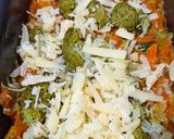 Foto del paso 4 de la receta: Budín de verduras zanahorias, Zucchini y Brócolis🥕🥦🥒