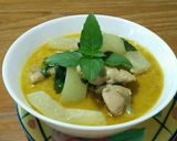 รูปขั้นตอนการทำที่ 3 ของ แกงเขียวหวานไก่ใส่ฟักเขียว #28