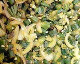 A picture of step 4 of Special Bhindi Do Pyaza.
