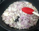 A picture of step 3 of Baingan Ka Bharta (Smoky flavor egg plant bharta).