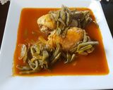 Foto del paso 5 de la receta: Pollo con nopales en salsa de guajillo
