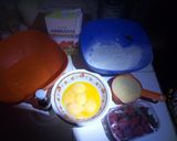 A picture of step 1 of Whiteforest cake.