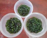 Foto langkah ke 5 dari resep Sagu Mutiara Pandan.