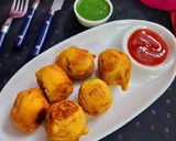 A picture of step 5 of Aloo Bonda (Potato Fritter Recipe).