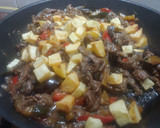 Foto del paso 5 de la receta: Frit Mallorqui amb vedella i xot. Frito de puntas de solomillo ternera y cordero