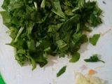 أرز بالسلق