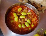 A picture of step 4 of Green Soyabean Curry.