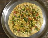 A picture of step 2 of Roasted masala papad.