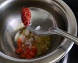 A picture of step 8 of Kathiyawadi thali with real desi tadka.