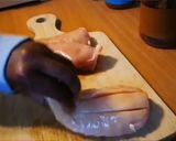 Une image de l'étape 1 de Poulet mariné sur lit de pomme de terre.