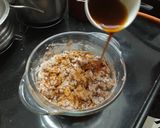 A picture of step 6 of Eggless plum cake.