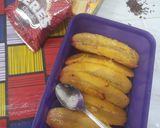 Foto langkah ke 4 dari resep Pisang coklat keju (pisang raja).