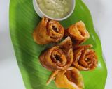 A picture of step 6 of Jini Roll Dosa.