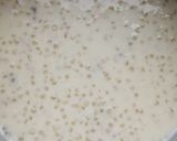 A picture of step 3 of Tapioca Pearls/Sabudana Kheer.