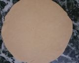 A picture of step 2 of Lachha paratha.