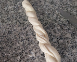 Foto del paso 10 de la receta: Coca trenza de yogurt con crema de limón y almendras
