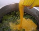 Gambar langkah 6 resipi Daun Mulberi Masak Lemak Kuning Fiber Creme.