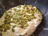 Gluten-Free, No-Knead Buckwheat Chia Bread (w/ pumpkin seeds)