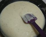 A picture of step 6 of Chicken noodles with white sauce.
