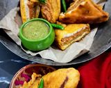 चटपटा ब्रेड पकौड़ा(chatpata bread pakoda recipe in hindi) रेसिपी चरण 8 फोटो