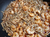 Espaguetis con Gulas y Gambas