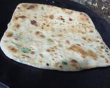 A picture of step 4 of Khasta Masalay dar paratha.
