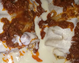 Foto del paso 8 de la receta: Arrollado de pollo🐥 con salsa Bechamel y Tuco