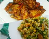 Foto langkah ke 2 dari resep Tumis Jagung, buncis, toge, dan kol.