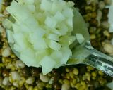 A picture of step 4 of Protein Chaat – Whip Up a Quick Chaat Using Green Moong, Peanuts, and Chickpeas.