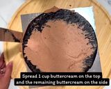 A picture of step 14 of Kit Kat Chocolate cake.