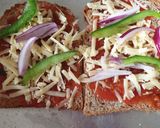 A picture of step 3 of BrownbreadPizza#themechallenge.