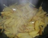 A picture of step 2 of Potato(Aalu) ka bhujiya.