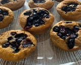 Foto del paso 1 de la receta: Pastelitos con arándanos, avena y zanahoria