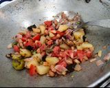 A picture of step 4 of Red Rice Poha.