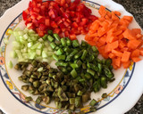 Foto del paso 2 de la receta: Arroz con Verduras y Langostinos