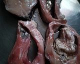A picture of step 1 of Katla fish masala curry.