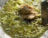 Gambar langkah 4 resipi Sambal Tempoyak Terung Pipit.