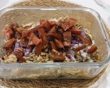 Foto del paso 4 de la receta: Tacos rústicos de berenjena asada y pollo desmenuzado con frescor cítrico