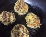 Foto del paso 4 de la receta: Hamburguesas de berenjena con carne de soya y panko