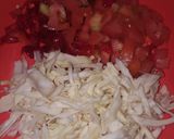 A picture of step 3 of Fried potatoes and cabbage sauces.