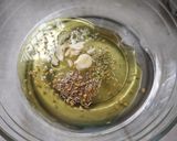 A picture of step 2 of Besan Bhindi.
