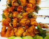 A picture of step 1 of Chicken stick Shashilk.