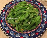 A picture of step 5 of Garlic Stir-Fried Northeastern Chinese Green Beans.