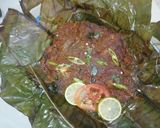 A picture of step 9 of Meen pollichathu/ Fish fried in banana leaf wrap.
