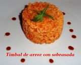 Foto del paso 7 de la receta: Timbal de arroz con sobrasada