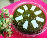 A picture of step 12 of Flavourful Palak Paneer.